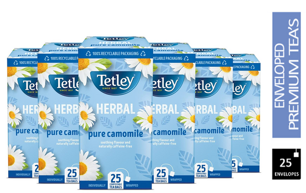 Tetley Camomile Individually Wrapped Envelopes 25's - ONE CLICK SUPPLIES