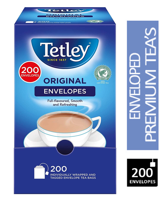 Tetley Tea 200's Envelopes - ONE CLICK SUPPLIES