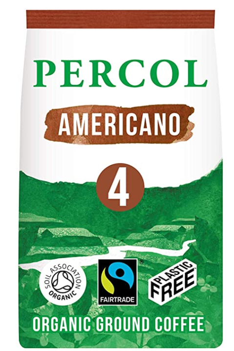 Percol Fairtrade All Day Americano Ground Coffee 200g - ONE CLICK SUPPLIES