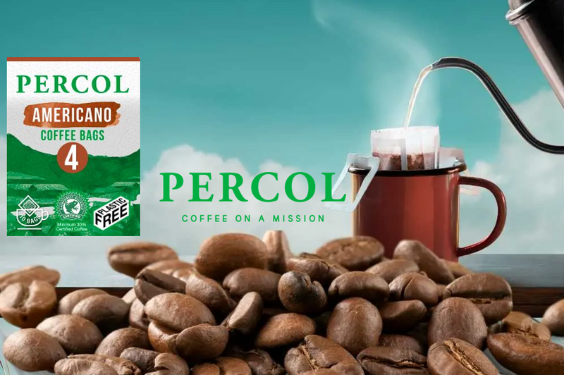 Percol Americano Coffee Bags Pack 10s - ONE CLICK SUPPLIES