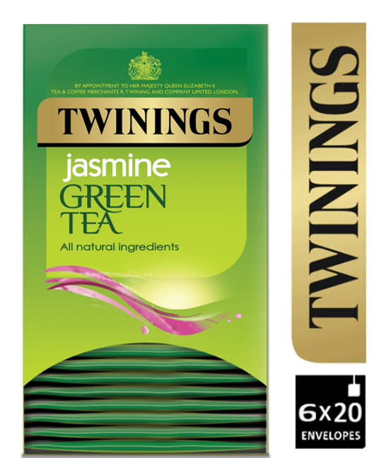 Twinings Jasmine Green Tea Envelope Tea Bags 20's - ONE CLICK SUPPLIES