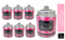 Zodiac Pink Glass Biscotti Jar 6 Litre - ONE CLICK SUPPLIES