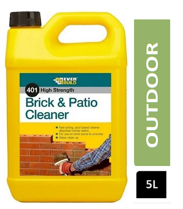 Everbuild 401 Brick & Patio Cleaner 5Ltr.- BC5L - ONE CLICK SUPPLIES