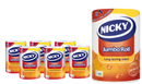 Nicky Jumbo White Kitchen Roll 2Ply, Min 200 Sheet. - ONE CLICK SUPPLIES