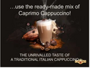 Caprimo Premium Cappuccino Topping 750g - ONE CLICK SUPPLIES
