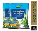 Westland 10200053 Houseplant Potting Compost Mix and Enriched with Seramis, 4 L, Brown - ONE CLICK SUPPLIES