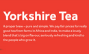 Yorkshire Tea 1040's {New 2-Cup Tea bags} - ONE CLICK SUPPLIES