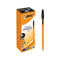 Bic Orange Fine Ballpoint Pen Black (Pack of 20) 1199110114 - ONE CLICK SUPPLIES