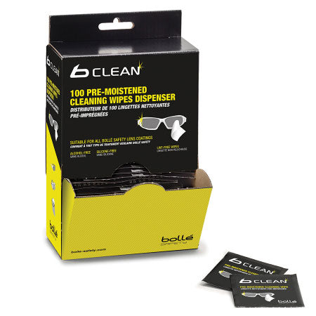 Bolle Lens Cleaning wipes x 100 - ONE CLICK SUPPLIES