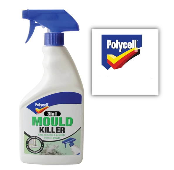 Polycell 3-in-1 Mould Killer Spray, 500ml - ONE CLICK SUPPLIES