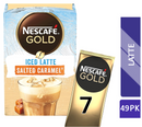 Nescafe Gold Iced Salted Caramel Instant Coffee Sachets 7x14.5g - ONE CLICK SUPPLIES