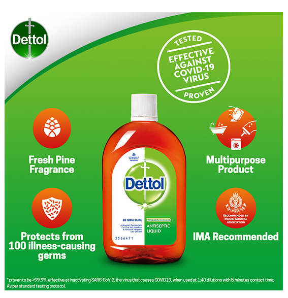 Dettol Antiseptic Disinfectant Liquid (750ml) - ONE CLICK SUPPLIES