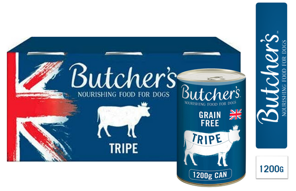 Butcher's Grain Free Tripe Mix in Jelly Wet Dog Food 1200g - ONE CLICK SUPPLIES
