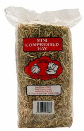 Animal Dreams Mini Compressed Hay 9 x 125g {Full Case} - ONE CLICK SUPPLIES
