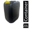 Ecostacker Black Drum/Jerry Can & Yellow Lid 20 Litre - ONE CLICK SUPPLIES