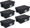 Wham Bam Black Recycled Storage Box 36 Litre - ONE CLICK SUPPLIES