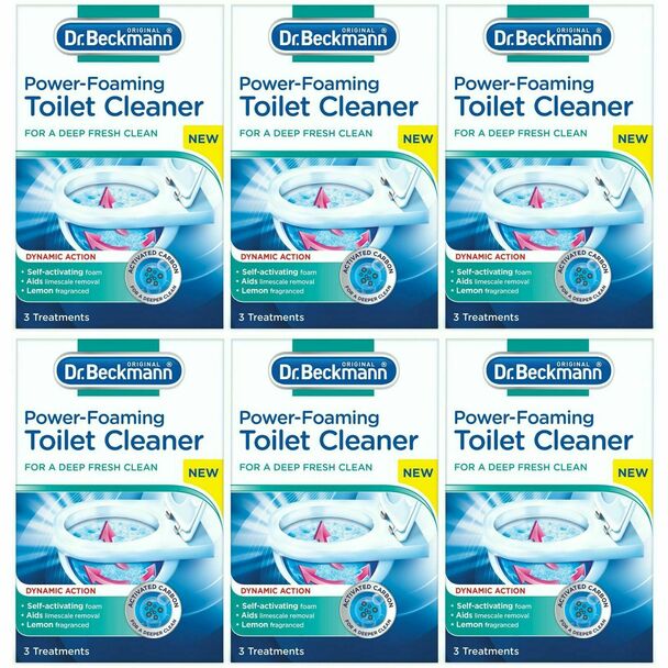 Dr. Beckmann Power-Foaming Toilet Cleaner, 3 x 100g Sachets - ONE CLICK SUPPLIES