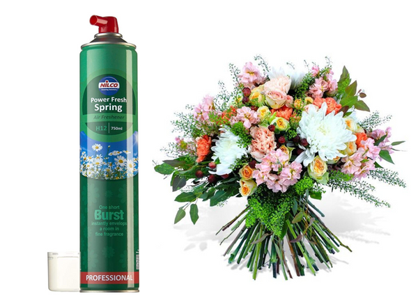 Nilco H12 High Power Fresh Spring Bouquet Air Freshener 750ml - ONE CLICK SUPPLIES