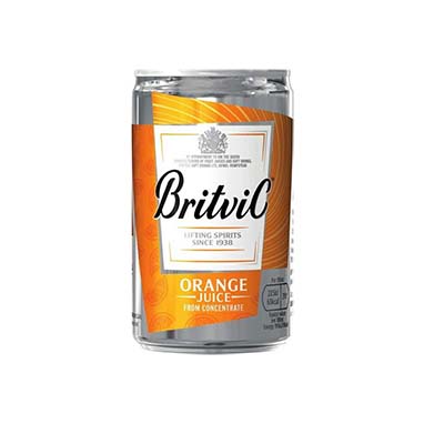 Britvic Orange Juice Cans 24x150ml - ONE CLICK SUPPLIES