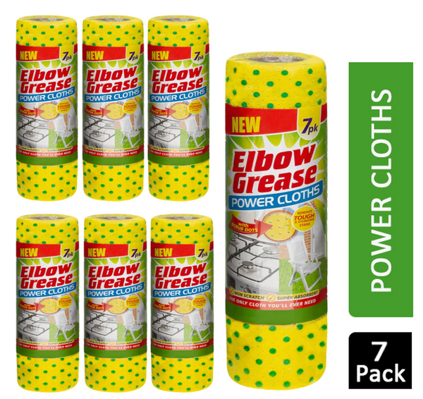 Elbow Grease Power Cloths 7 Pack - ONE CLICK SUPPLIES