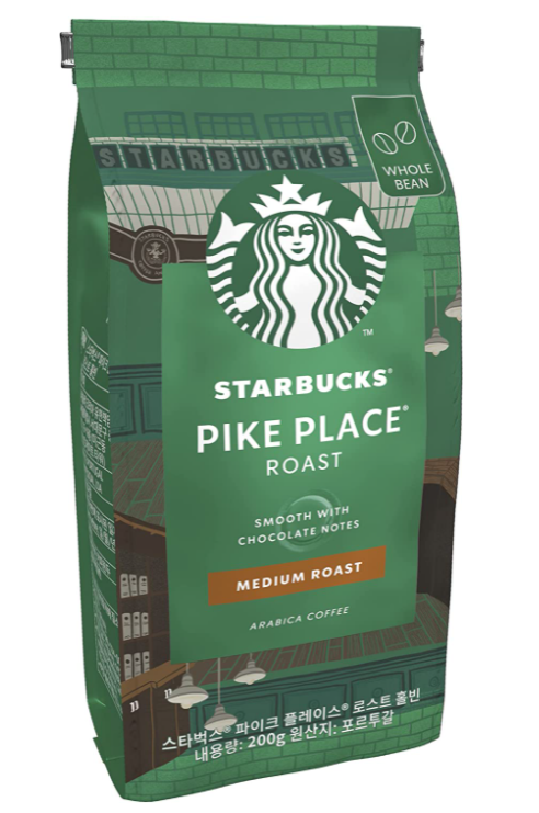 Starbucks Medium Pike Place Roast Coffee Beans, 100% Arabica, 200g - ONE CLICK SUPPLIES
