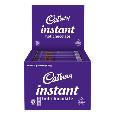 Cadbury Fairtrade Hot Chocolate Instant Sticks 28g (Pack of 50) - ONE CLICK SUPPLIES