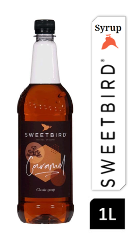 Sweetbird Caramel Coffee Syrup 1litre (Plastic) - ONE CLICK SUPPLIES
