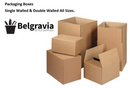 Belgravia Single Walled Cardboard Box Size G (330mm x 230mm x 260mm) - ONE CLICK SUPPLIES