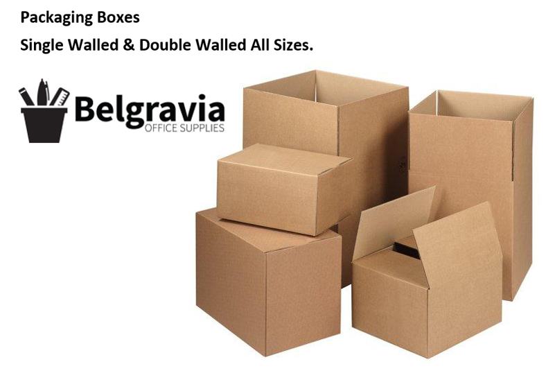 Belgravia Single Walled Cardboard Box Size J (250mm x 190mm x 170mm) - ONE CLICK SUPPLIES