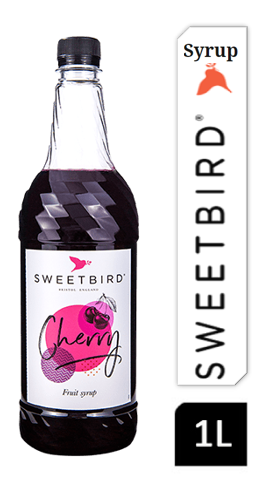 Sweetbird Cherry Coffee Syrup 1litre (Plastic) - ONE CLICK SUPPLIES