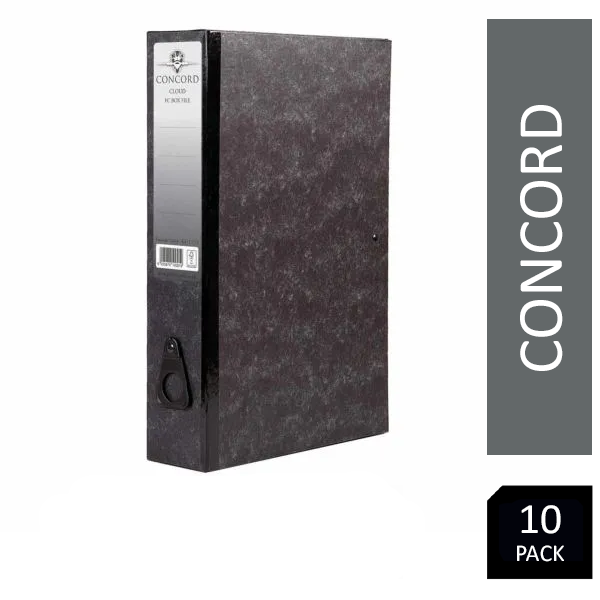 Concord Foolscap Cloud Box File Pack 10's - ONE CLICK SUPPLIES