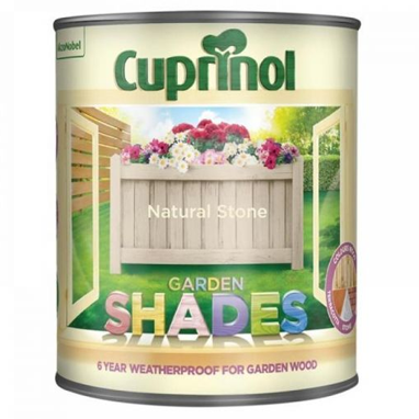 Cuprinol Garden Shades NATURAL STONE 1 Litre - ONE CLICK SUPPLIES