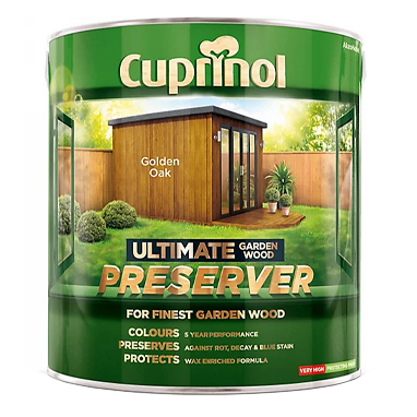 Cuprinol Ultimate Garden Wood Preserver GOLDEN OAK 4 Litre - ONE CLICK SUPPLIES