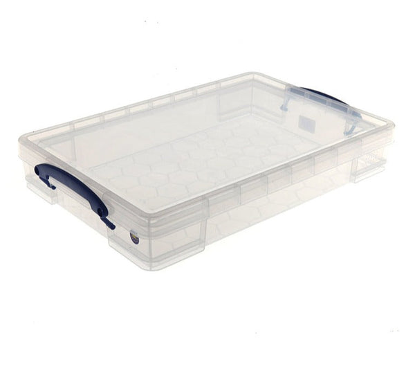 Really Useful Clear Plastic Storage Box 10 Litre {5 Pack} - ONE CLICK SUPPLIES