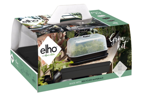 Elho Green basics Grow Kit Allin1 LIVING BLACK - ONE CLICK SUPPLIES