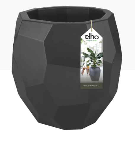 Elho Pure Edge 40 Contemporary Design Display Pot ANTHRACITE - ONE CLICK SUPPLIES