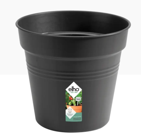 Elho Green Basics Grow Pot 13cm LIVING BLACK - ONE CLICK SUPPLIES