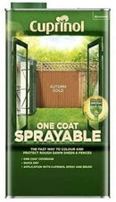 Cuprinol Spray Fence Treatment AUTUMN GOLD 5 Litre - ONE CLICK SUPPLIES