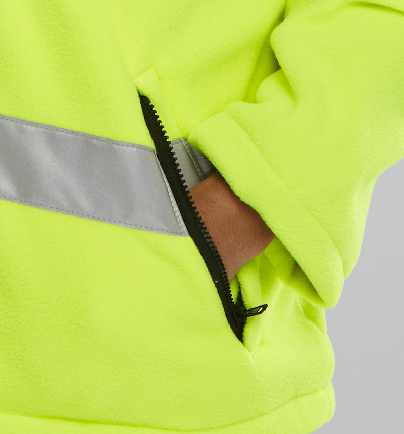 Beeswift Carnoustie Yellow Hi-Vis Jacket - ONE CLICK SUPPLIES