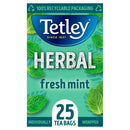Tetley Herbal Fresh Mint Compostable Envelope Tea Bags 25's - ONE CLICK SUPPLIES