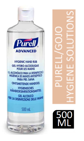 Purell Hygienic Advanced Sanitiser Hand Rub 500ml - ONE CLICK SUPPLIES