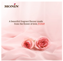 Monin Rose Coffee Syrup 700ml (Glass) - ONE CLICK SUPPLIES