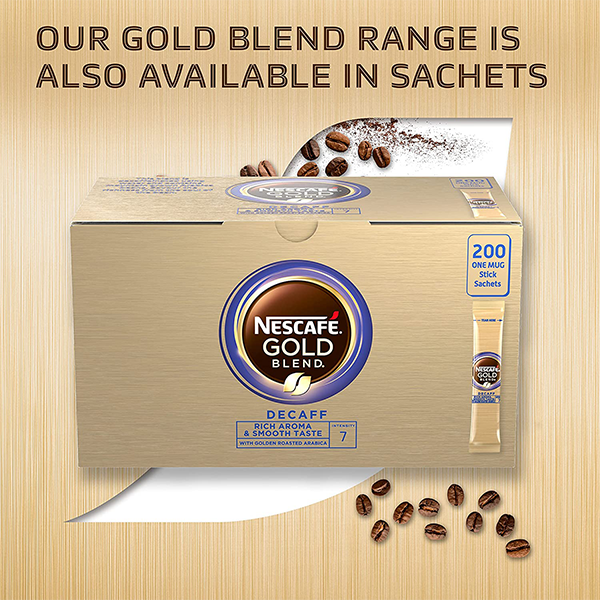 Nescafe Gold Blend Decaff Coffee Granules 500g - ONE CLICK SUPPLIES