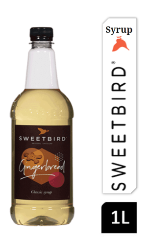 Sweetbird Gingerbread Coffee Syrup 1litre (Plastic) - ONE CLICK SUPPLIES
