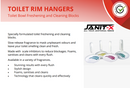 Janit-X Professional Toilet Bowl Rim Hangers {Assorted 24's} - ONE CLICK SUPPLIES