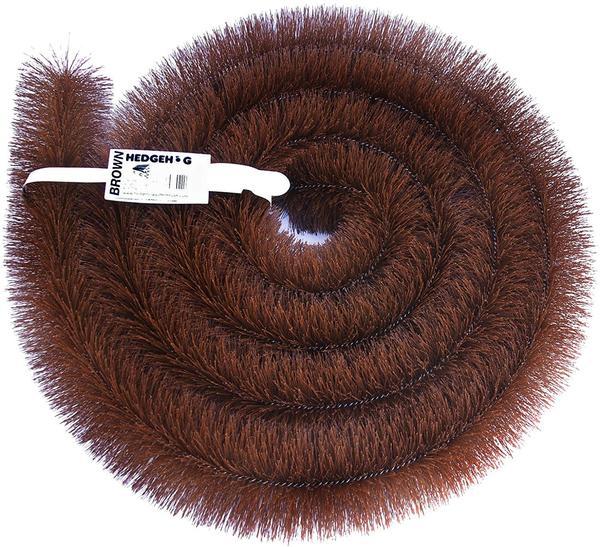 Hedgehog Brown Gutter Brush 4m x 100mm {Genuine Hedgehog Product} - ONE CLICK SUPPLIES