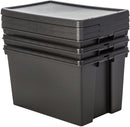Wham Bam Black Recycled Storage Box 62 Litre - ONE CLICK SUPPLIES