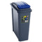 Wham Recycle It Blue Slimline Bin & Lid 25 Litre - ONE CLICK SUPPLIES