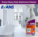 Evans Vanodine Clean Fast Washroom Cleaner 750ml - ONE CLICK SUPPLIES