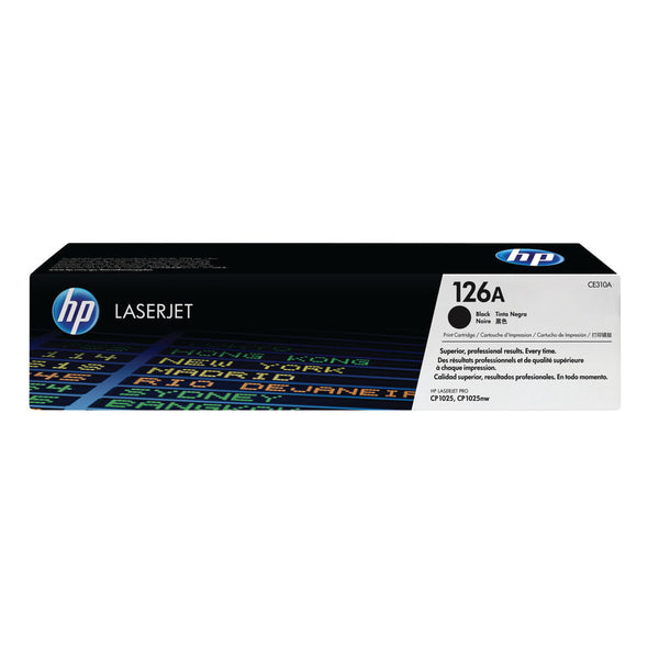 HP 126A Black Laserjet Toner Cartridge CE310A